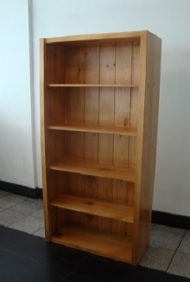 Modern Pine Bookcase 1800 x 900